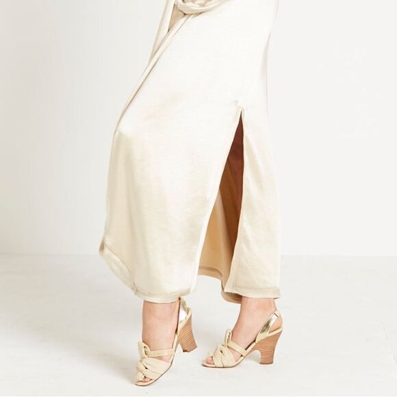NEW PLANET BY LAUREN G Silk Maxi Dress - Picture 2 of 2